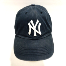 New York Yankees &#39;47 Brand Navy Blue Fitted Size M Hat Made Recycled Bottles - £26.01 GBP