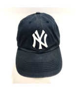New York Yankees &#39;47 Brand Navy Blue Fitted Size M Hat Made Recycled Bot... - £26.11 GBP