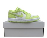 Air Jordan 1 Low SE Summit White Limelight Womens Size 7.5 NEW DH9619-103 - £132.26 GBP