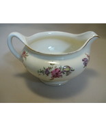 Priscilla Pattern Creamer Flowers  Gold Details House Hold Institute  Ci... - £7.88 GBP