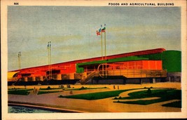 Food and Agricultural Building Chicago World&#39;s Fair 1933 Postcard -bk51 - £3.16 GBP