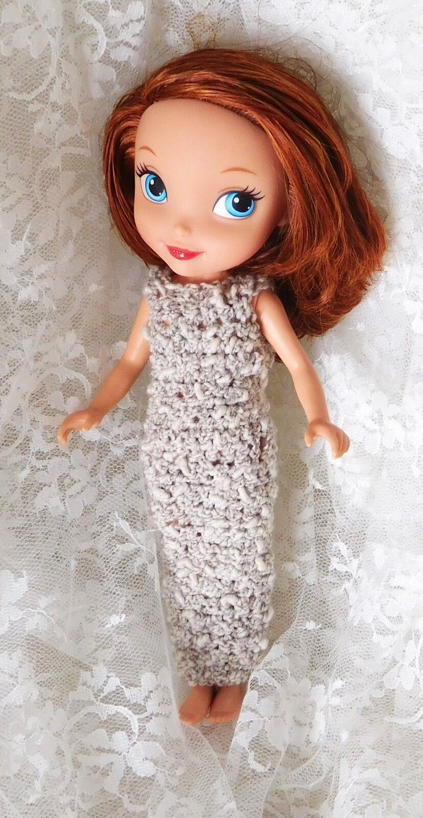 Primary image for 2012 Disney Sophia Doll #Y9186   9 3/4" Tall   Handmade Dress