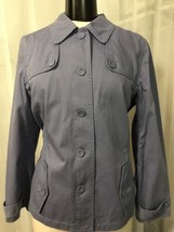 J. Jill Women&#39;s Jacket Purple 5 Button Unlined Light Jacket Size Medium - £38.98 GBP