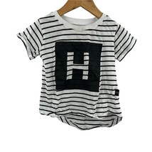 Huxbaby Short Sleeve Stripe H Tee Size 2 - £10.63 GBP