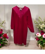 Partners Mervyns Robe House Coat Fuchsia Pink Rose- Hidden Front Zipper  - $623.16 MXN