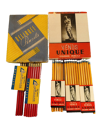 Lot of 44  RELIANCE &amp; VENUS UNIQUE COLORED PENCILS Red-Yellow  w/Box Uns... - $20.00