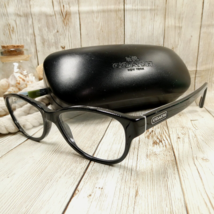 Coach Black Eyeglasses FRAMES ONLY w/ Case - HC 6012 Dakota 5002 49-15-135 - £39.52 GBP