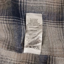 Mountain & Isles Men's 2XL Brown Waxed Canvas Vest Flannel Lined Full Zip Pocket image 5