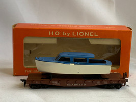 Vtg Lionel HO Scale 0801-15 Model Train Seaboard Flat Car Railroading To... - $79.15