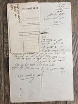 Carta de documento rara de Palestina del abogado Haifa, años 1920 - $153.23 MXN