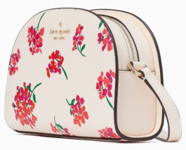 Kate Spade Perry Cream Floral Saffiano Dome Crossbody KB676 Red NWT $279 MSRP Y - £74.28 GBP