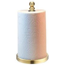 Gold Paper Towel Holder Countertop with Weighted Stainless Steel Base, O... - $101.69