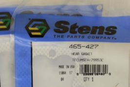 Stens Brand 465-427 for Tecumseh Cylinder Head Gasket 29953C for Tecumseh &amp; Toro - £7.04 GBP