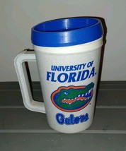 Florida Gators University of FL UF Cup Travel Mug Plastic Lid Super Ther... - $183.17 MXN