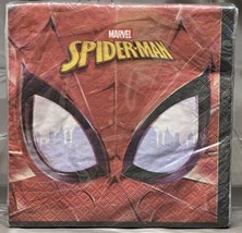 Marvel Comics Spider-Man 16 Ct Paper Luncheon Napkins - £1.95 GBP