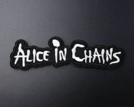 ALICE IN CHAINS PATCH Embroidered Iron-On pearl jam nirvana soundgarden aic stp - £2.98 GBP