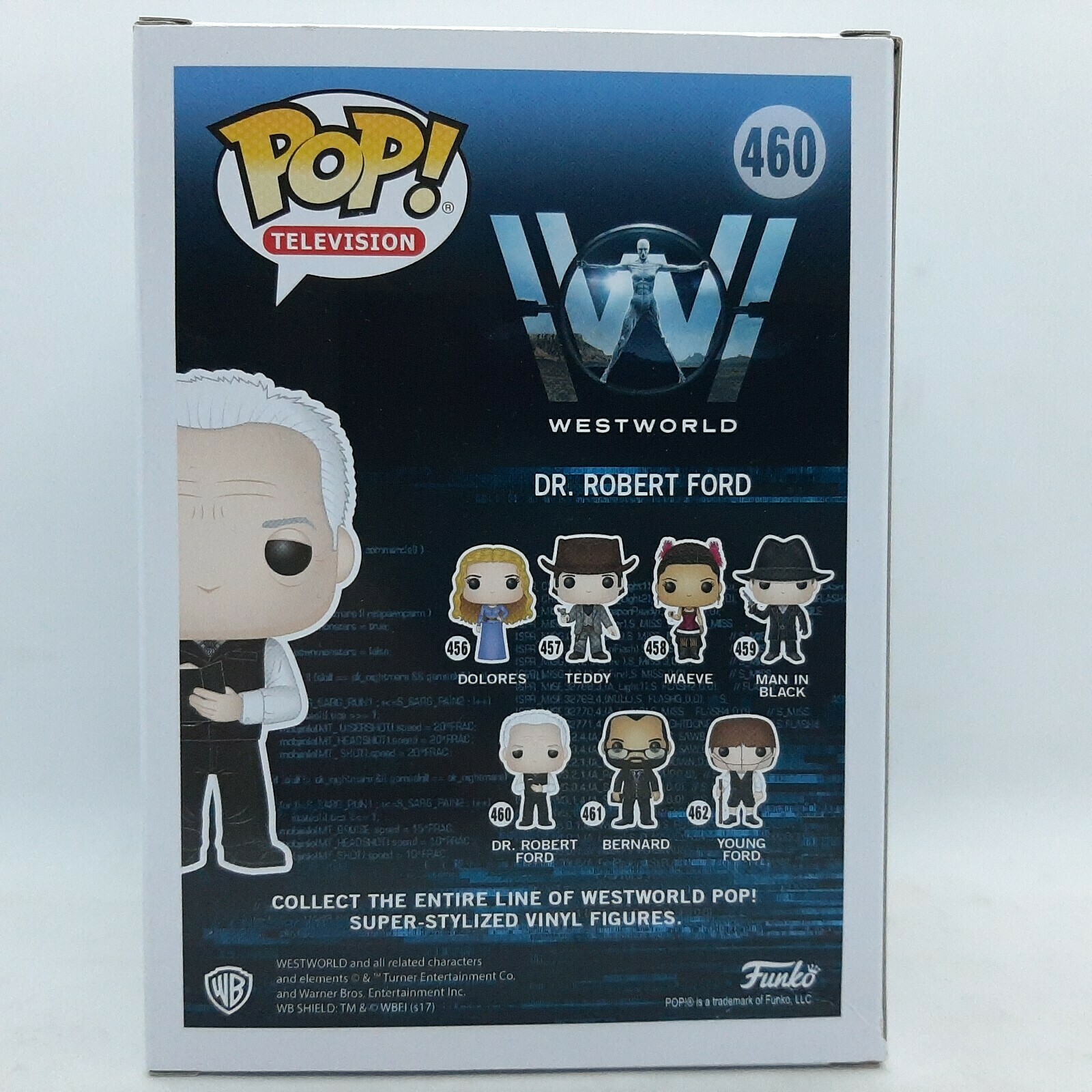 Pop! Television: Westworld Dr. Robert Ford Vinyl Figure #460 by Funko Item image 3