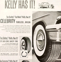 1958 Kelly Springfield Tires Advertisement Automobilia Car Supply DWII30 - €17,28 EUR