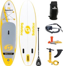 Solstice Inflatable Stand-Up Paddle Board For All Skill Levels (Heavy Duty - $337.92