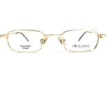 Miyazawa Gafas Monturas M-1040U 1 Brillante Oro Rectangular Full Borde 4... - $65.08