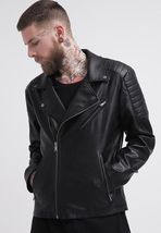Designer Man genuine Handmade men leather jacket real leather jacket for men #61 - £103.77 GBP
