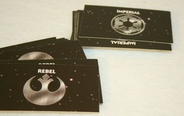 Monopoly Star Wars 96 Ltd Collectors Ed Replace Title Deeds Rebel Imperial cards - $19.95