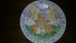 Enesco Cherished Teddies Easter Plate ~ 1997 ~ Priscilla Hillman ~ 203009 - £15.81 GBP