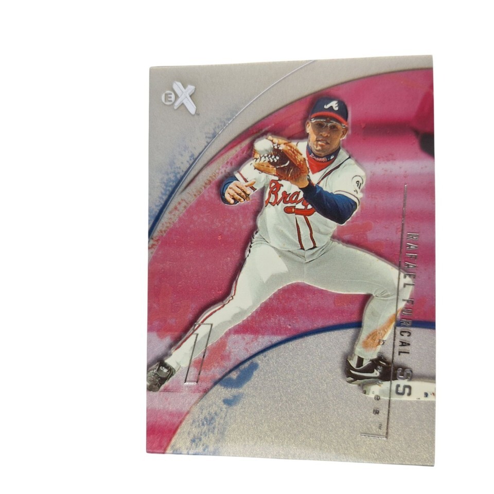 2002 Fleer E-X Rafael Furcal #14 Atlanta Braves MLB Baseball Card - $2.26