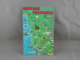 Vintage Postcard - British Columbia Province Cartoon Graphic - Dexter Ca... - £11.94 GBP