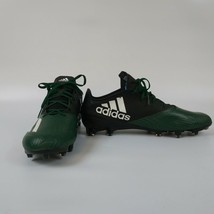 NEW Adidas ADIZERO football cleats. Black and Green. Size 17 U.S. - $35.52