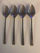 Lot of 4 NAVAHO Stainless Teaspoons International Silver IS 1847 Rogers ... - $22.54