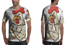 Funny Chicken  Mens Printed T-Shirt Tee - $14.53+