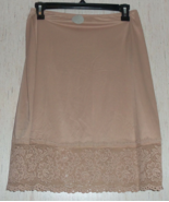 NWT WOMENS Vanity Fair 22&quot; BEIGE HALF SLIP  SIZE L - €20,26 EUR