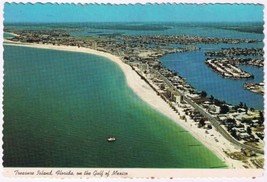 Postcard Treasure Island Florida On The Gulf Of Mexico - $3.95