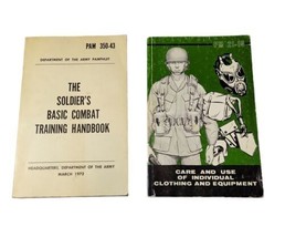 1970s Soldier&#39;s Basic Combat Training PAM 350-43 &amp; Equipment Care &amp; Use ... - £19.92 GBP