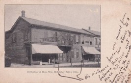Niles Ohio OH Birthplace Wm. McKinley UDB Postcard D29 - £2.35 GBP