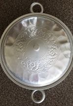 Hammered Aluminum ~ Covered Candy Dish by Royal Sealy in Japan ~ 9.5" Di... - $24.00