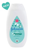 Johnson&#39;s Baby Milk and Rice Lotion, 200 ml (Free shipping world) - $11.64