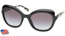 New Tiffany &amp; Co. TF4154 8264/3C Black Sunglasses 54-21-140 B49mm Italy - £129.64 GBP