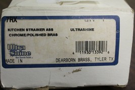 Ultra Shine 7RX Kitchen Strainer Ass Chrome/Polished Bras - £19.54 GBP