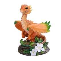 Orange Dragon Figurine by Stanley Morrison - $25.98
