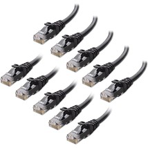 Cable Matters 10Gbps 10-Pack Snagless Short Cat 6 Ethernet Cable 1 Ft - £12.67 GBP