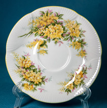 Royal Albert Blossom Time Series Laburnum Saucer 5-1/2&quot; Bone China Yello... - £7.34 GBP