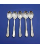 1847 Rogers Bros Ancestral Silverplate 5 Pcs Set Spoon Oval Discontinued - $949.39 MXN