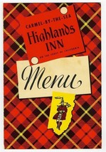 Carmel By The Sea Highlands Inn Menus California 1961 - £62.31 GBP