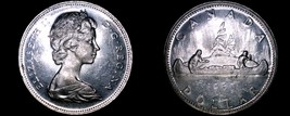 1965 Canadian Silver Dollar World Coin - Canada - £18.89 GBP