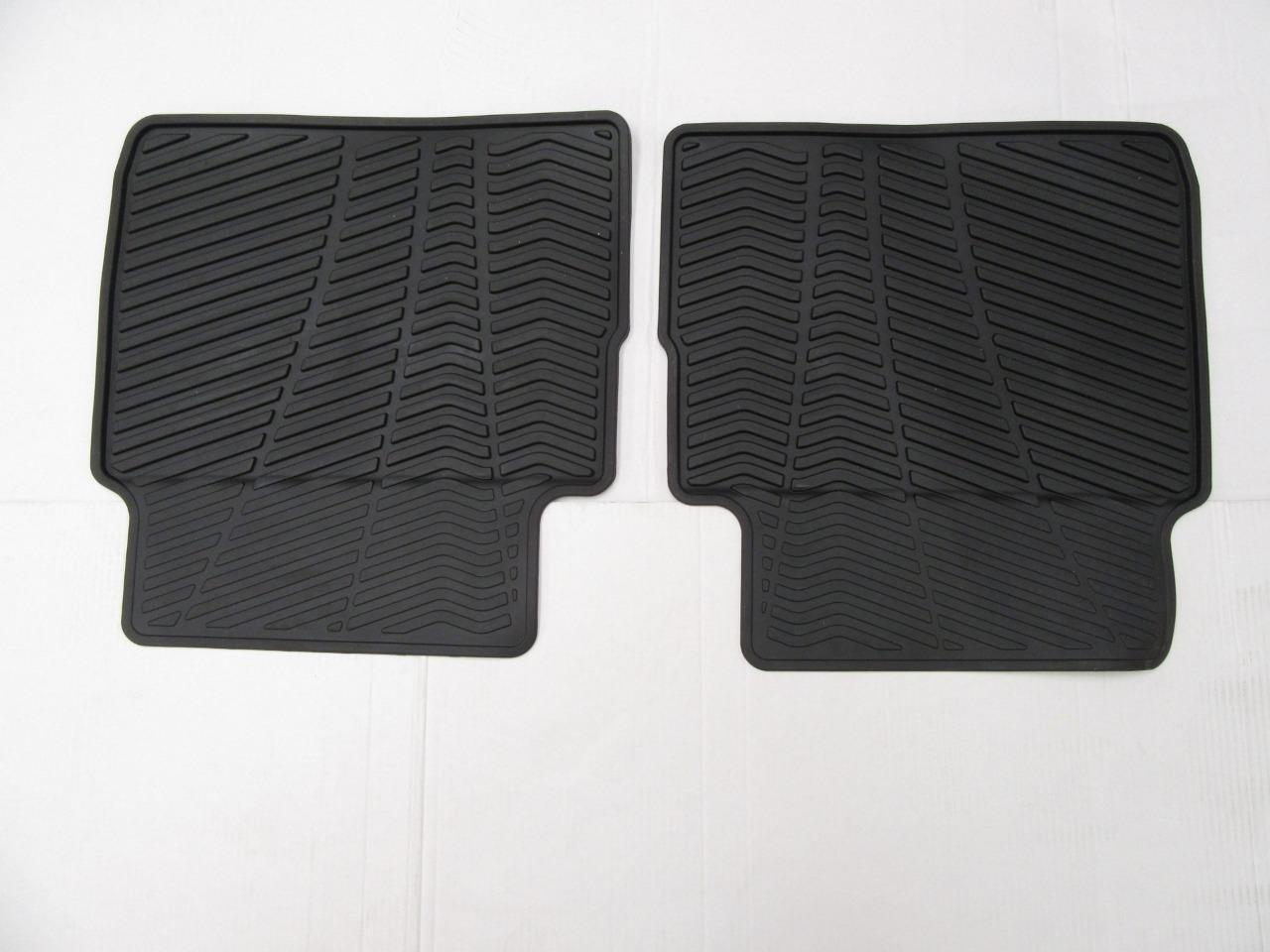 OEM 2011-2014 Hyundai Sonata Weather Rear Black Rubber Floor Mats 3QF13AC200 - $39.99