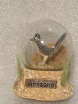 Arizona 2&quot; State Memorabilia Sand Globe w/Roadrunner *Pre-Owned* Or1 - $9.99