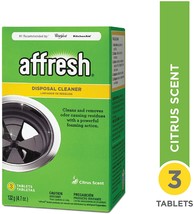 Affresh Garbage Disposal Cleaner, Citrus Scent, Scrubbing Action (3 Tablets) - £10.06 GBP