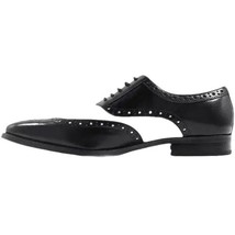25092-111 Stacy Adams Tinsley Wingtip Oxford Men's Shoes Black White Lace Up image 4